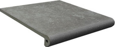 Ступень фронтальная Exagres Stone Peldano Gris 33x33х4