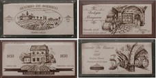 Декор Fabresa Eclectic Hueso Wine Labels Décor Mix 10х20