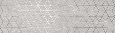 Сд012 Декор  Ibero Elevation Decor Reverse Grey Rect S-97 29x100