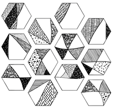 Керамогранит	ITT Ceramic 	Comic Hexa	(12 вариаций) 23,2x26,7