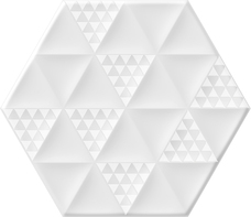 Керамогранит	ITT Ceramic 	Malmo Hexa White	(4 вариции) 23,2x26,7
