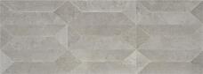 Плитка керамическая Keratile Talo Shapes Grey BR Rect 33,3х90