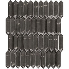 L244009731 Мозаика L'antic Colonial Glass Mosaics Crystal Black 29,5x34,5