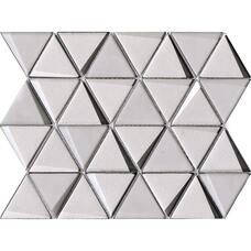 L244009631 Мозаика L'antic Colonial Glass Mosaics Effect Triangle Silver 31x26