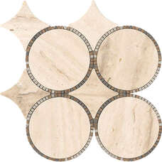 100347807 Мозаика Lantic Colonial Tempo Circle Beige 29,9x29,9