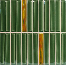 Декор Monopole Melody Decor Royal Green Gold зеленый с золотом 20x20 Декор Monopole Melody Decor Royal Green Gold зеленый с золотом 20x20