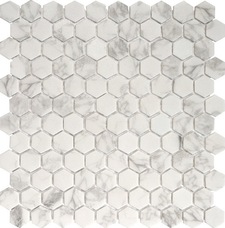 Мозаика Onix Rev. Hex. Carrara Adz Matte Malla 30,1x29