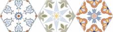 Керамогранит Oset Versalles Hex Deco Colours 20х24