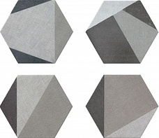 Керамогранит Realonda Hextangram Fabric Grey 28,5х33