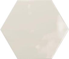 PT03137  Плитка керамическая Ribesalbes Geometry Hex Creme Glossy 15х17,3