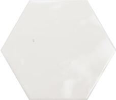 PT03134   Плитка керамическая Ribesalbes Geometry Hex White Glossy 15х17,3