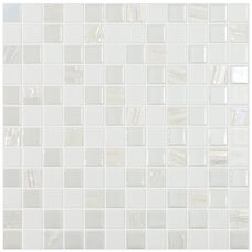 Мозаика Vidrepur Astra White Белый (на сетке) 31,7х31,7