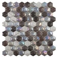 Мозаика Vidrepur Elite Hex Forest Mix (на сетке) 31,7х30,7