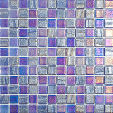 Мозаика Vidrepur Fusion Dark Blue (на сетке) 31,7х31,7