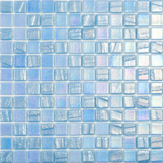 Мозаика Vidrepur Fusion Light Blue (на сетке) 31,7х31,7