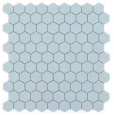 Мозаика Vidrepur Hex Nordic № 925 Голубой (на сетке) 30,7х31,7
