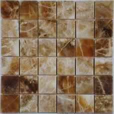 35506 Мозаика FK Marble Caramel Onyx 48-8P полированная (чип 4,8х4,8) 30,5х30,5