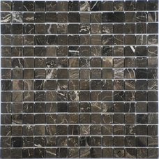 35869 Мозаика FK Marble Classic Mosaic China Emperador Dark 20-6P полированная (чип 2х2) 30,5х30,5