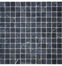 35812 Мозаика FK Marble Classic Mosaic Black Russian 23-4T  состаренная (чип 2,3х2,3) 30,5х30,5