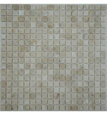 35791 Мозаика FK Marble Classic Mosaic Cappucino Beige 15-4P  полированная (чип 1,5х1,5) 30,5х30,5