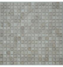 35792 Мозаика FK Marble Classic Mosaic Cappucino Beige 15-4T  состаренная (чип 1,5х1,5) 30,5х30,5