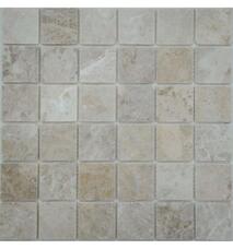 35798 Мозаика FK Marble Classic Mosaic Cappucino Beige 48-4T  состаренная (чип 4,8х4,8) 30,5х30,5