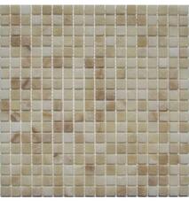 35408 Мозаика FK Marble Classic Mosaic Caramel Onyx 15-4T состаренная (чип 1,5х1,5) 30,5х30,5