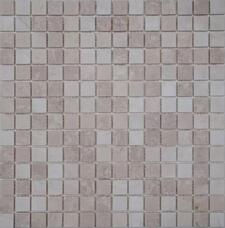 35843 Мозаика FK Marble Classic Mosaic Crema Marfil 20-4P  полированная (чип 2х2) 30,5х30,5