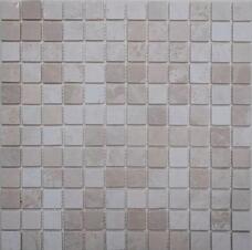35685 Мозаика FK Marble Classic Mosaic Crema Marfil 23-4T  состаренная (чип 2,3х2,3) 30,5х30,5