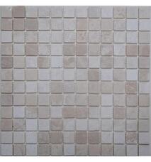 35815 Мозаика FK Marble Classic Mosaic Crema Nova 23-4P  полированная (чип 2,3х2,3) 30,5х30,5