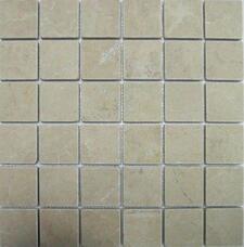 35343 Мозаика FK Marble Classic Mosaic Crema Nova 48-8T состаренная (чип 4,8х4,8) 30,5х30,5