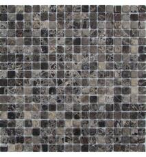 30027 Мозаика FK Marble Classic Mosaic Emperador Dark 15-4T состаренная (чип 1,5х1,5) 30,5х30,5