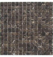 30029 Мозаика FK Marble Classic Mosaic Emperador Dark 20-4T состаренная (чип 2х2) 30,5х30,5
