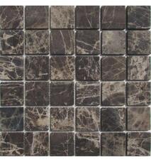 36026 Мозаика FK Marble Classic Mosaic Emperador Dark 48-4T  состаренная (чип 4,8х4,8) 30,5х30,5