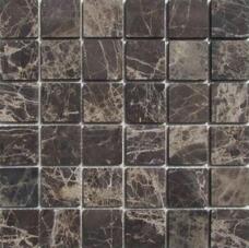 35865 Мозаика FK Marble Classic Mosaic Emperador Dark 48-8T состаренная (чип 4,8х4,8) 30,5х30,5