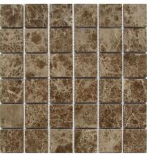 35344 Мозаика FK Marble Classic Mosaic Emperador Light 48-6P полированная  (чип 4,8х4,8) 30,5х30,5