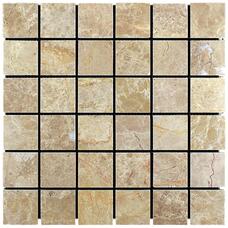 35850 Мозаика FK Marble Classic Mosaic Emperador Light 48-4P  полированная  (чип 4,8х4,8) 30,5х30,5