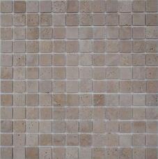 35866 Мозаика FK Marble Classic Mosaic Light Travertine 23-4P  полированная (чип 2,3х2,3) 30,5х30,5