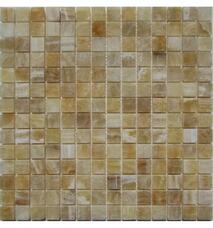 30085 Мозаика FK Marble Classic Mosaic M073-20-8P Onyx Yellow полированная (чип 2х2) 30,5х30,5