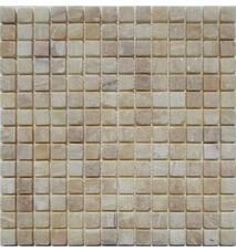 30086 Мозаика FK Marble Classic Mosaic M073-20-8T Onyx Yellow состаренная (чип 2х2) 30,5х30,5