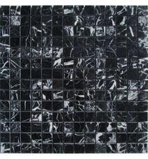 35228 Мозаика FK Marble Classic Mosaic M081-20-8P Nero Marquina полированная (чип 2х2) 30,5х30,5