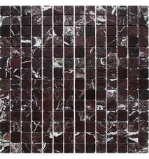 35427 Мозаика FK Marble Classic Mosaic Rosso Levanto 20-6P полированная (чип 2х2) 30,5х30,5