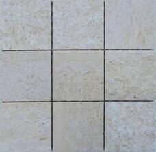 35675 Мозаика FK Marble Classic Mosaic Travertine 100-7T состаренная (чип 10х10) 30,5х30,5