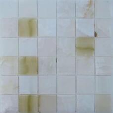 35509 Мозаика FK Marble Classic Mosaic White Onyx 48-6P полированная (чип 4,8х4,8) 30,5х30,5