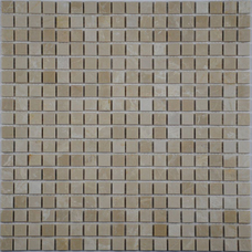 35680 Мозаика FK Marble Crema Marfil 15-6P полированная (чип 1,5х1,5) 30,5х30,5