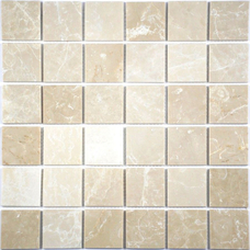 35845 Мозаика FK Marble Crema Marfil 48-4P  полированная (чип 4,8х4,8) 30,5х30,5