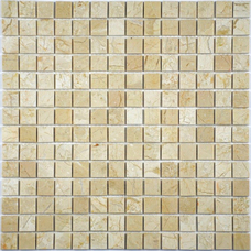 35689 Мозаика FK Marble Crema Nova 25-4T  состаренная (чип 2,5х2,5х4) 30,5х30,5