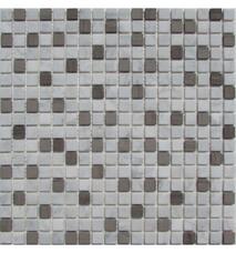 35438 Мозаика FK Marble Mix Mosaic Eminence Grise 15-4T состаренная (чип 1,5х1,5) 30,5х30,5