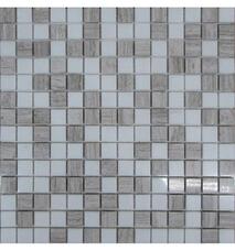 30099 Мозаика FK Marble Mix Mosaic Mix Grey 20-4P  (MIX 2) полированная (чип 2х2) 30,5х30,5
