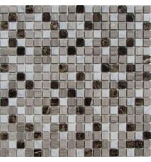35440 Мозаика FK Marble Mix Mosaic Light Wooden 15-4P полированная (чип 1,5х1,5) 30,5х30,5